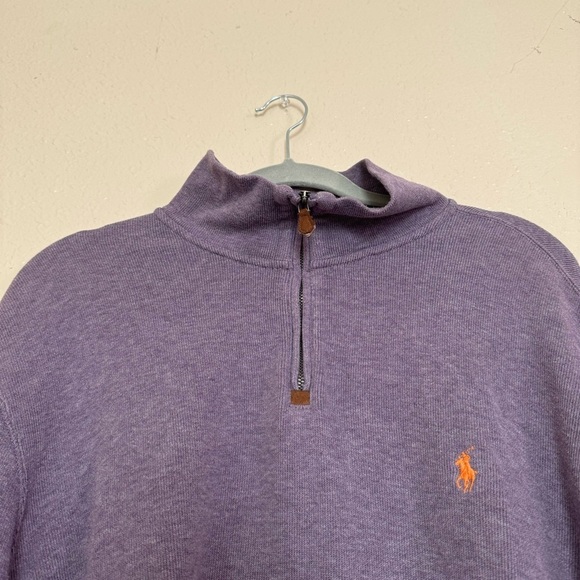 Polo Ralph Lauren Vintage Dusk Purple Quarter Zip - Picture 4 of 5